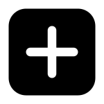 Plus Rectangle F SVG Icon